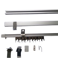 Full set curtain rail iron curtain iron/ 1 set curtain rail iron/ 1 set curtain rod rail 1 set