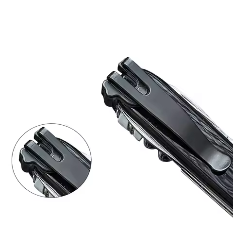 1Pcs Portable Folding Knife Back Clip Steel For 91mm Clamp Tool Army Waist Replacement Repair Clip S