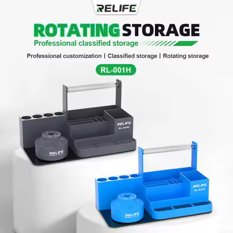 RELIFE RL-001H 360° Rotating Intelligent Repair Storage Rack Rotating Classified for Screwdriver Twe