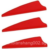 Mangobuy 100 Pcs 2 inch Plastic Arrow Vane Fletching for DIY Arrow Archery Bow