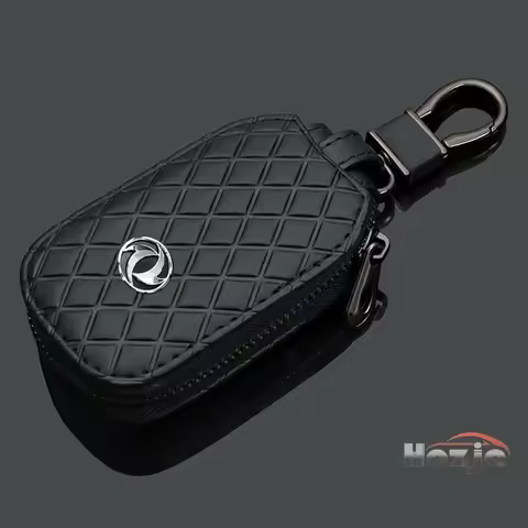 Car Leather Zipper Key Case for Dongfeng Aeolus E70 Haohan Haoji Huge Yixuan GS Max AX7 Mage L7 AX4 