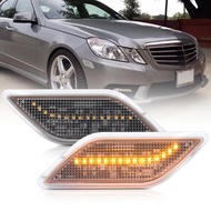 LED Front Bumper Side Marker Lamp For 2010 2011 2012 2013 Benz W212 Pre-LCI E-Class E350 E550 E63 AM