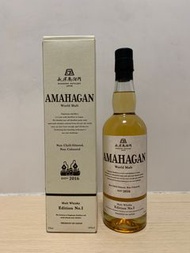 日本威士忌 Japanese Whisky 長濱蒸餾所 Nagahama Distillery 威士忌 AMAHAGAN World Malt Edition No.1