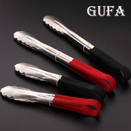 304 Stainless Steel Food Tongs Lengthened Baking Bread Tongs Steak Tongs Barbecue Tongs Anti-scaldin