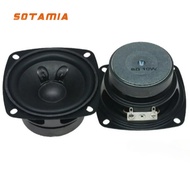 SOTAMIA 2Pcs 3 Inch Portable Full Range Speaker 6 Ohm 10W HiFi Sound Musician Loudspeaker DIY Multim