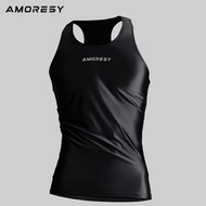 Amoresy ชุด Uranus ชุดออกกำลังกายรัดรูปสำหรับผู้ชายเสื้อกั๊กแขนกุดยืดหยุ่นสูงระบายอากาศได้ดี