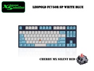 New Leopold FC750R SP White Blue Mechanical Keyboard With StickPoint (