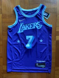 NBA Nike Carmelo Anthony #7 Los Angeles Lakers 2021-2022 City Edition Swingman Jersey Size M