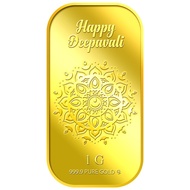 HA4 Puregold 1g Rangoli | 999.9 Pure Gold Bar