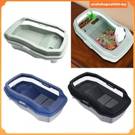 [WishshopeehhhMY] Turtles Aquarium Turtle Habitat Turtle Tanks Indoor Decor Feeding Box Basking Ramp
