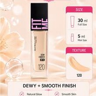 Felite Smooth Foundation SPF 25 #120 (Natural Yellow), Available In 5ml And 30ml Sizes. Provides 24-