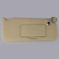 Beige Car Right Side Sun Visor Shade with Mirror & Light Fit for Honda Accord 2008-2012