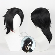 Arcane Vi Cosplay Wig Arcane Short Black Heat Resistant Synthetic Hair