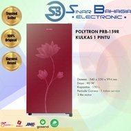 POLYTRON PRB-159R KULKAS 1 PINTU (NEW) (KHUSUS BANDUNG) murah