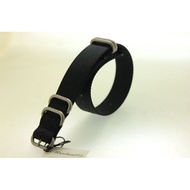 18mm20mm22mm24mm NATO Zulu 316L Steel Buckle NATO Thick Nylon Strap Outdoor Black