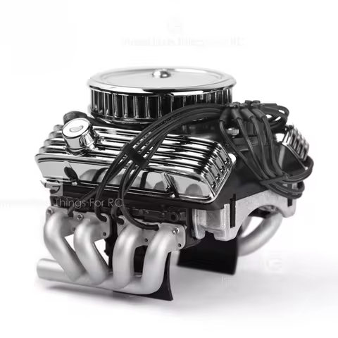 Classic V8 F82 Simulated Engine Motor Fan Radiator For 1/10 RC Crawler Car Trxs TRX4 SCX10 Rc4wd D90