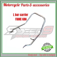 L BAR CARRIER (CHROME) HONDA FAME Gb6 lbar