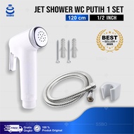 SEMPROTAN AIR JET SHOWER WC BIDET PUTIH TOILET KLOSET CEBOK KAMAR MANDI BAGUS TERLARIS MURAH COD