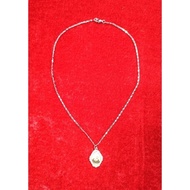 ♞,♘,♙St. Padre Pio Metal Silver Pendant Necklace