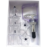 6Pcs Star Shaped Cupping Cups 1 Cupping Plastic Vacuum Cupping Therapy Set Cupping Kit Cupping Massa