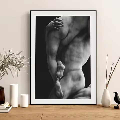 Simplicity Greek Mythology Body Sculpture Poster Ancient Greek History Prints Canvas Painting Wall A