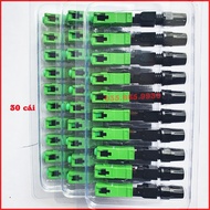 Combo Fast connector - Đầu nối sợi quang chuẩn SC/APC | 10-30-50-100 Đầu nối quang nhanh Fast connec