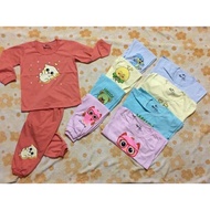Combo of 2 Bosbibi long-sleeved clothes for babies 1012E