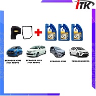 GENUINE PERODUA ATF SP3 (3LITER) + GEARBOX AUTO FILTER SET FOR PERODUA MYVI 2015 ABOVE / ALZA 2014 ABOVE / AXIA / BEZZA