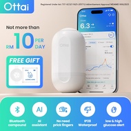 ottai CGM Continuous Glucose Monitor System 24h Real-time Blood Sugar Test No Finger Pricking