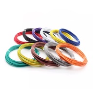 5/10/20Meters UL1007 Copper Wire 28 26 24 22 20 18 16 AWG PVC Insulation Solid Tinned Plating LED Li