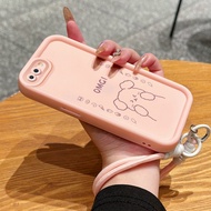 Case For OPPO A5 A3s A12E Realme C1 Phone Dog Cat Three-Color Silicone Name Hanging Shockproof