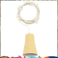 1PCS Solar 2M LED Cork Shaped 20 LED Night Fairy String Light Kork Solarbetrieben Licht Wine Bottle 