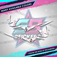 BAJAJ CT 100 / CT 125 STICKER DECALS ( SAKURA )【SB DECALS】