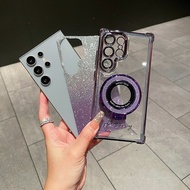 Luxury Case Ring Stand For Samsung S25Ultra S24Ultra S24Fe S23Ultra S23Fe S22Ultra A15 A55 A12 M12 A