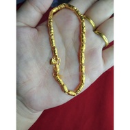 gelang bambu love 1 suku sepuh emas murni