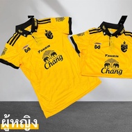 เสือหญิงทีม ชาติไทย 2024 ชุดกีฬาราคาถูกเหนือผ้า polyester ( เสื้อผู้หญิง )