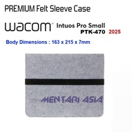 PREMIUM Felt Sleeve Case WACOM Intuos Pro SMALL PTK-470 (2025)