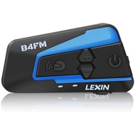 LEXIN LX-B4FM 4 Riders Motorcycle Intercom, Universal Helmet Communication System, Waterproof Blueto