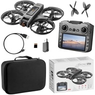 ikaufen S156 Brushless Drone with Dual Camera, Optical Flow Hover, 90° Adjustable Lens, 50X Zoom, 12