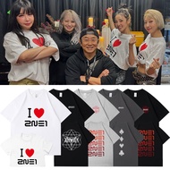2NE1 Concert Merchandise CL Park Chun Park Sandora Same Style Clothes Short-Sleeved T-Shirt Men Wome