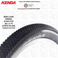 KENDA OUTER TIRE - [DN] 26 X 2.10 - ETRTO 54-559 - K1047 SMALL BLOCK 8S - 60TPI