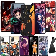 Samsung A02 A12 A32 A42 A52 4G 5G Phone Cover Anime Haikyuu Attacks demon slayer Casing Soft Silicone Case