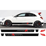 A45 Amg Merz Custom Stripe With Wing Design Sticker