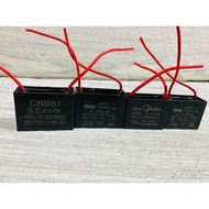 FAN CAPACITOR 2.0UF 2.5UF 3.0UF(FOR FANS) WAYAR 2uf CBB61 KIPAS CAPACITOR (CONTENSER) AIRCOND AIR CO