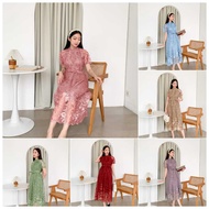Deres Press Body Dree Import Premium Long Dress Midi Thick Soft And Comfortable Beautiful Girls Dres