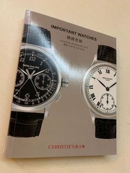 Important Watches 精緻名錶 Christie’s 佳士得 拍賣書刋 資料 Rolex Frank Muller Cartier Omega Patek  Philippe Paner