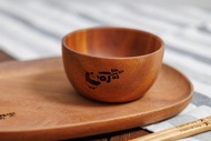 (海洋公園X島嶼製作 聯乘系列) 簡約相思木小碗 12*6