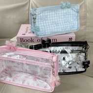Mocorie - Matalley Pencil Case Coquette Pencil Case Coquette Pencil Case/ Ribbon Pencil Case/ Ribbon