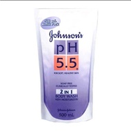 Johnson's pH5.5 Body Wash with Moisturizers (500ml) Refill Pack