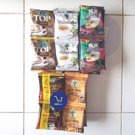 TOP COFFEE TOP COFFEE RENCENG SACHET [ALL VARIANTS] - TOP WHITE TOP COFFEE MILK TOP BARISTA TOP PALM